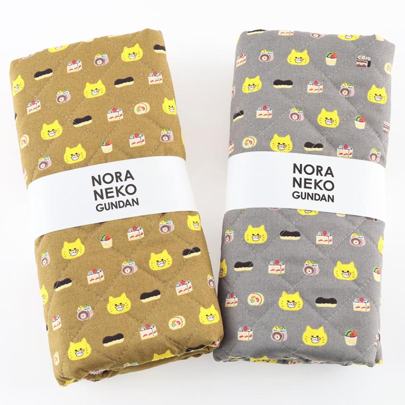 ノラネコぐんだん  ノラネコスイーツ オックスキルト 50cm カットクロス
