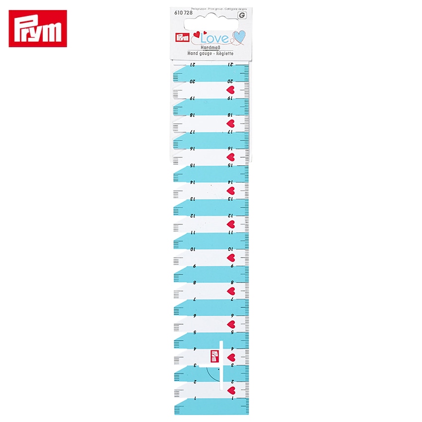 Prym プリム ハンドソーイングゲージ ミントグリーン 21cm