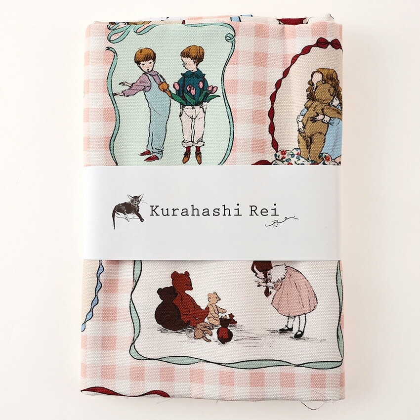 KurahashiRei くらはしれい WrappingBears オックス 50cm カットクロス