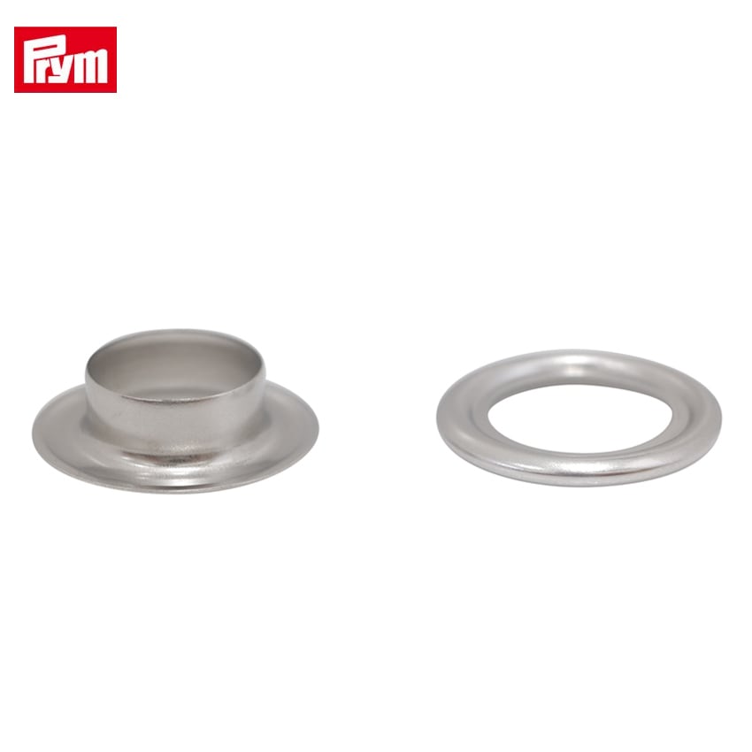 Prym プリム 片面ハトメ 内径14mm シルバー 15組 541391 