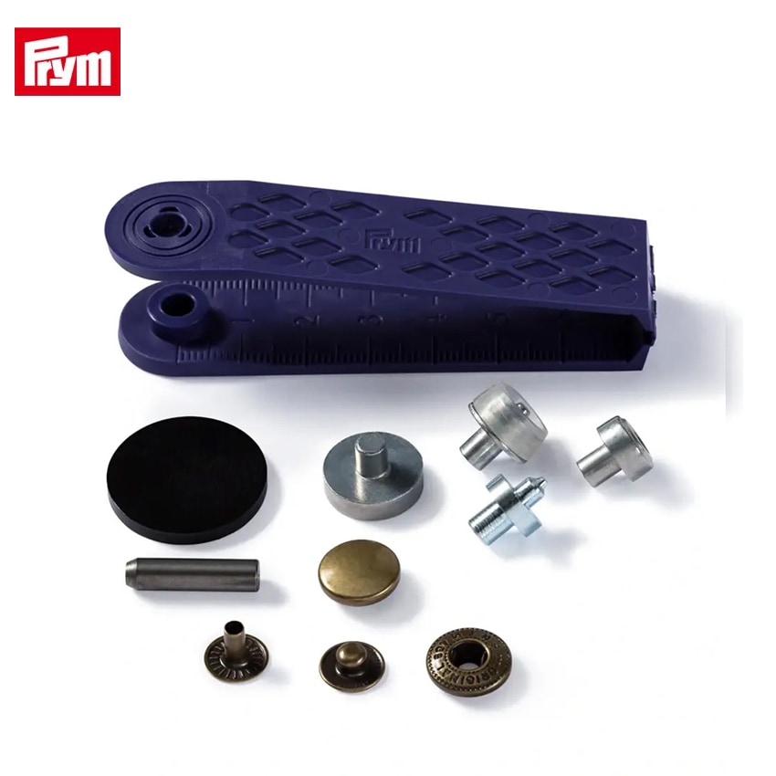 Prym プリム 脱着しやすい アノラックスナップ 12mm AG アンティークゴールド 10組 取付けコマ付き 390334 