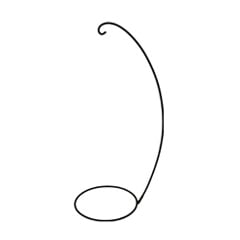 つり台 23cm (パナミ TD-1黒)