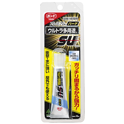 クラフト　用具　接着剤　ボンド ウルトラ多用途S・Uプレミアム ハード クリヤー 10ml