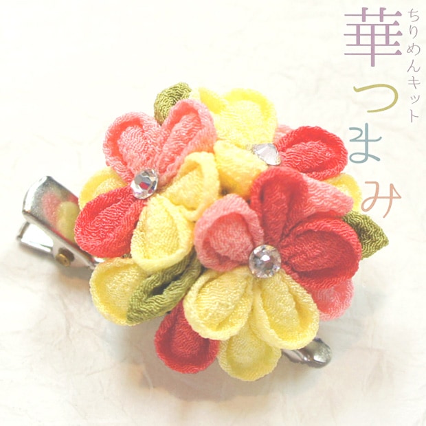華つまみ 桃(もも)