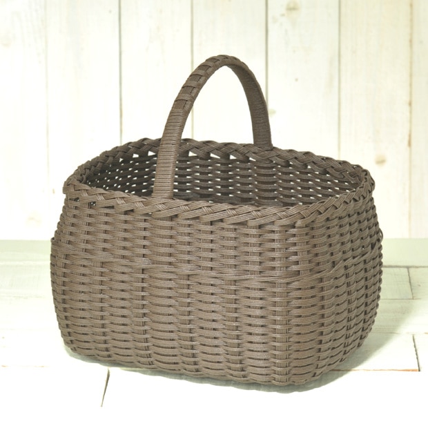 ハマナカ　エコクラフトキット ワンハンドルのおうちかご