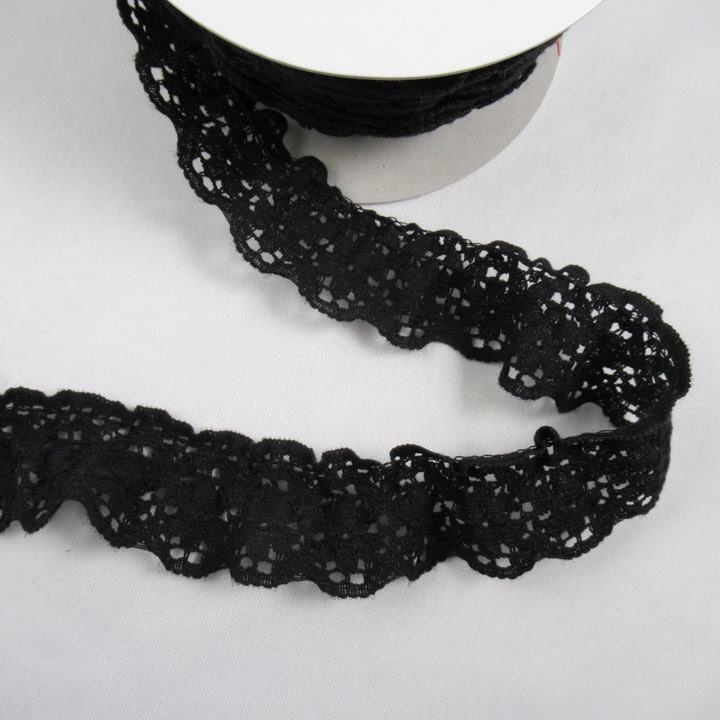 ラッセルタックレース 黒 3419 (50cm単位)