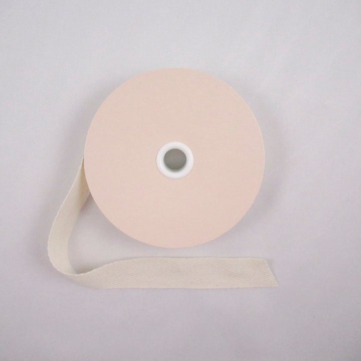 コットンヘリンボンテープ 20mm OW (50cm単位)