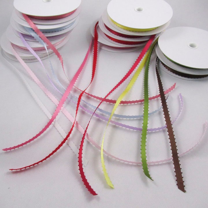 【お買い得品】ピコサテンリボン7mm(50cm単位の切売り)