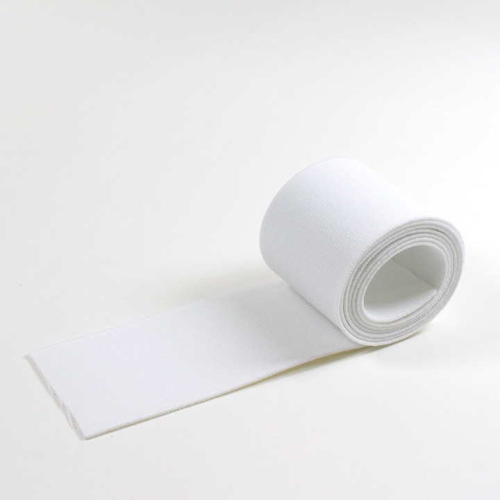 ワイドリッチゴム 巾50mm 白 (50cm単位)