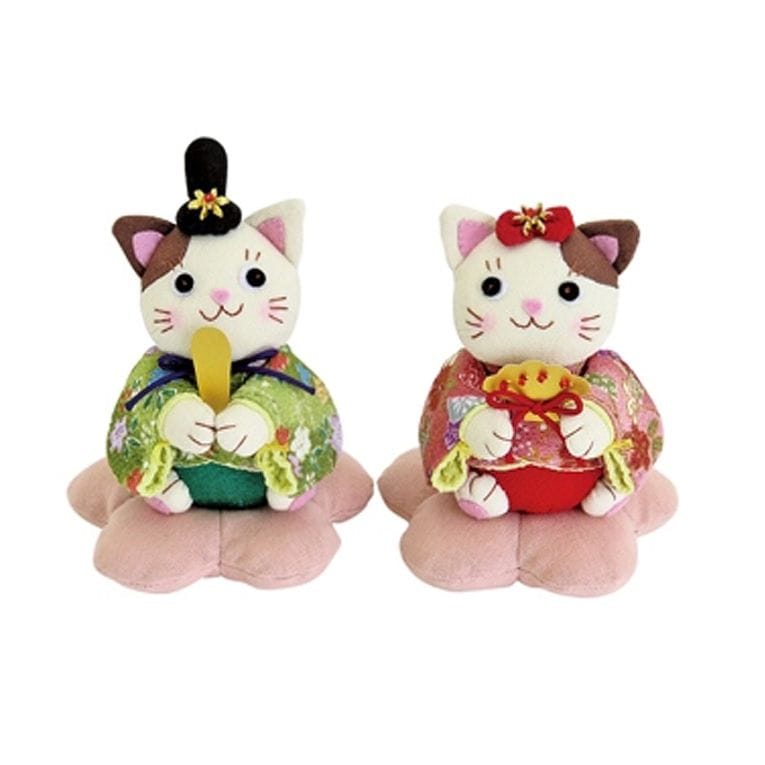 オリムパス　ぬいぐるみキット　にゃんこのひなまつり　福村弘美デザイン