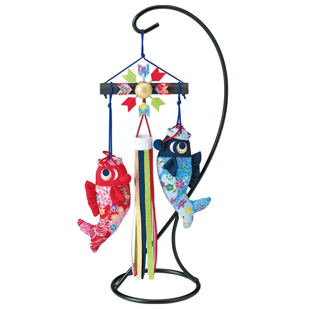 和調手芸　京ちりめんつるし飾り こいの滝のぼり