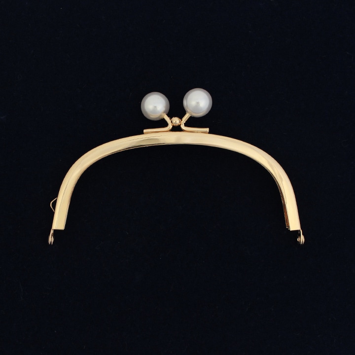 パールつまみ口金 12cm ゴールド CH-106PG