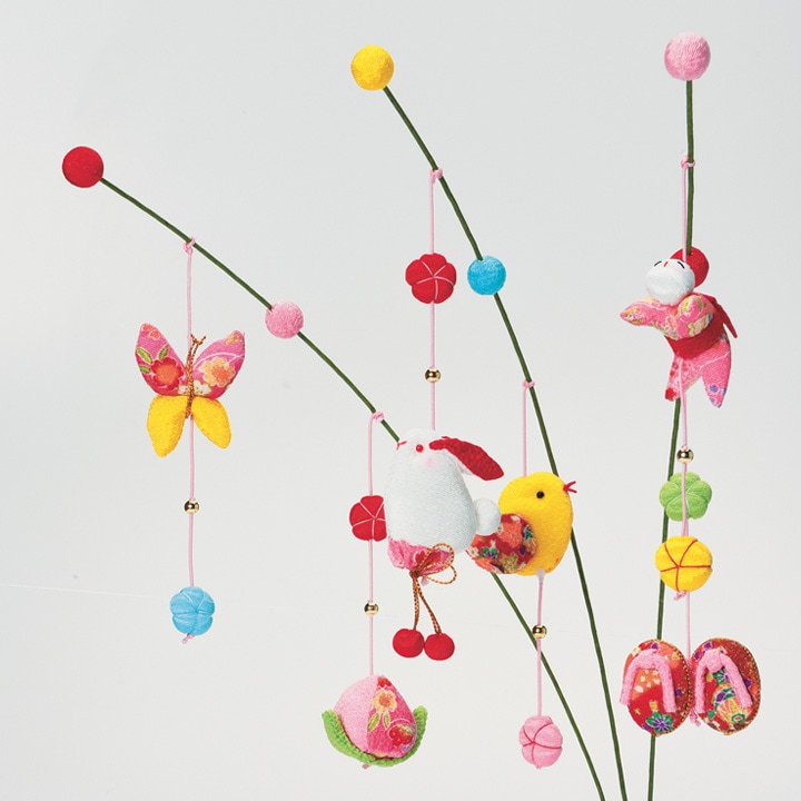 京ちりめん つり草飾り 子の成長を願う LH-440