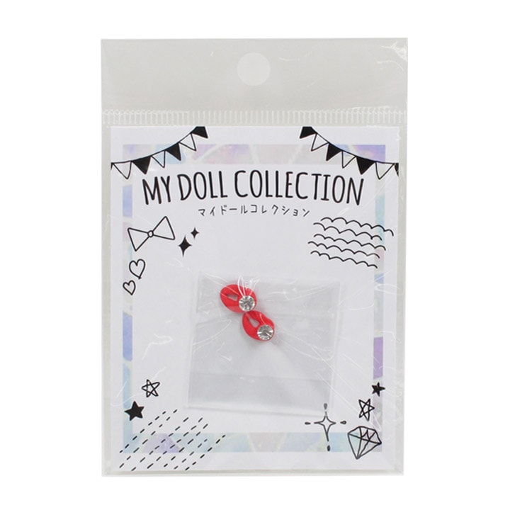 【お買い得品】マイドールコレクション くちびる 唇パーツ ストーン付き 8mm 2個入