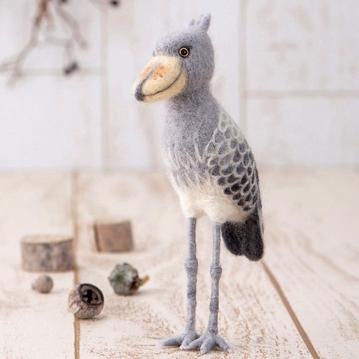 ハマナカ ニードルフェルトでつくる ハシビロコウ 441-561 フェルト羊毛キット