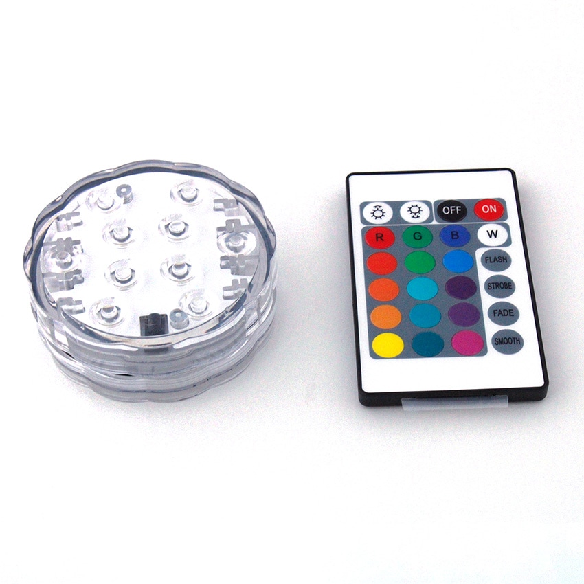【お買い得品】LEDライト リモコン付き 7×3cm