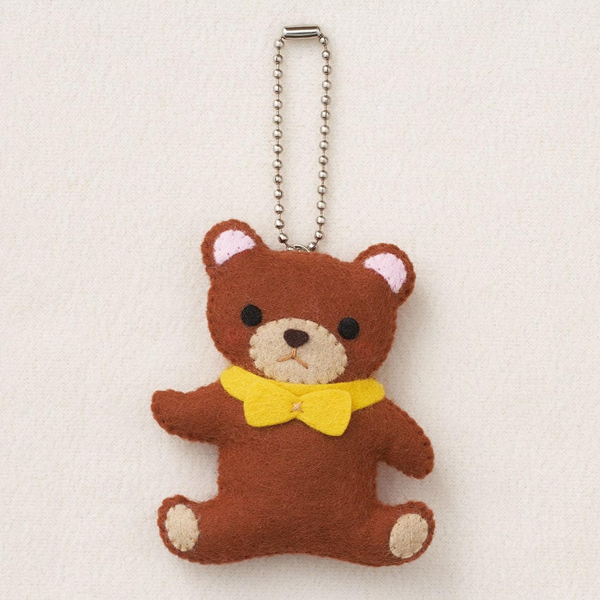 動物マスコット くま DM-4 フェルトキット サンフエルト