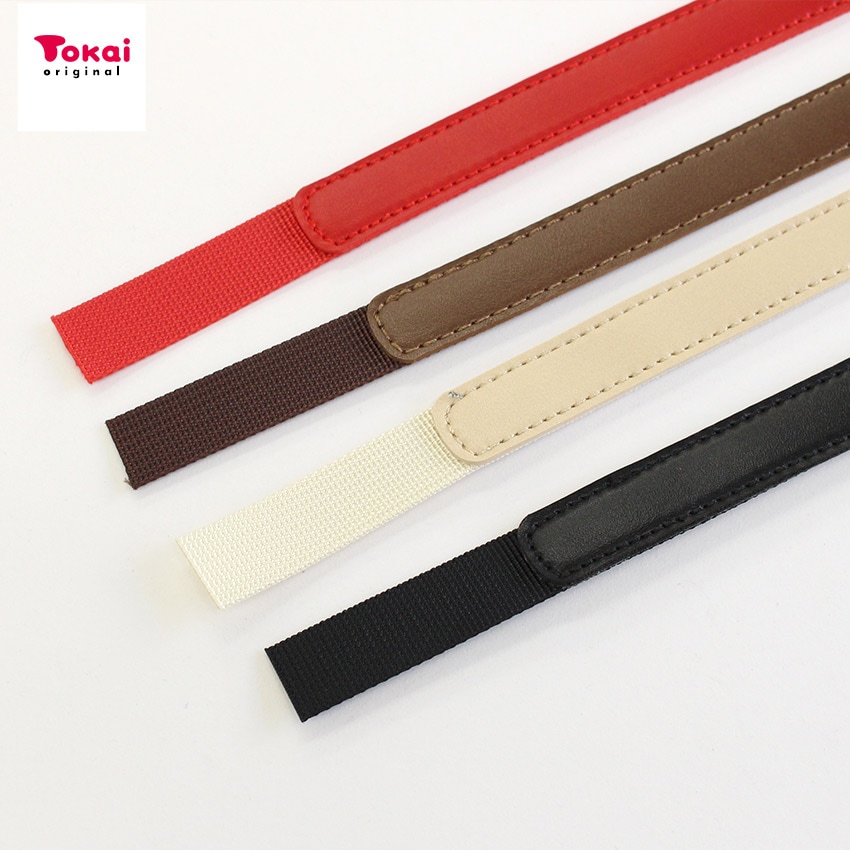 ナイロンオン 合皮レザー持手 約20mm巾×約40cm 2本手