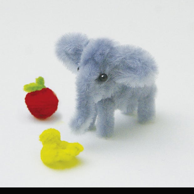 【お買い得品】モールアートアニマル　12ゾウ　こども