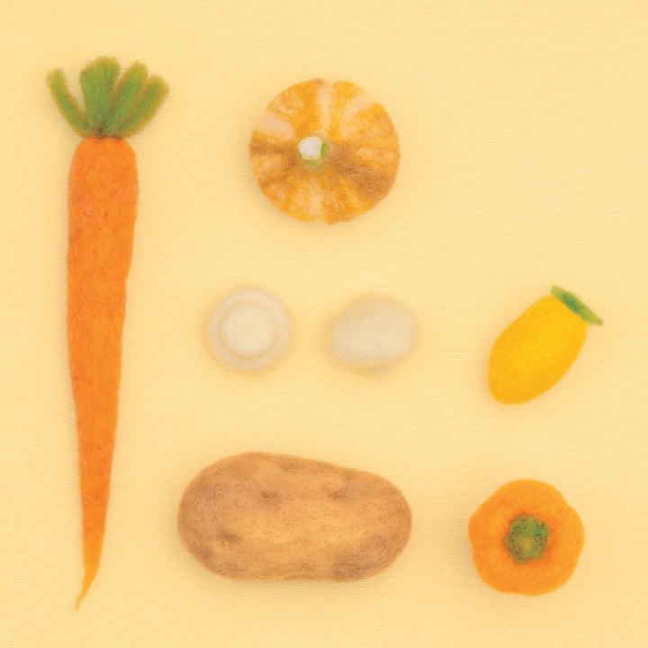 ハマナカ アクレーヌ キット ベジタブル 黄色の野菜 441-540 福田りお