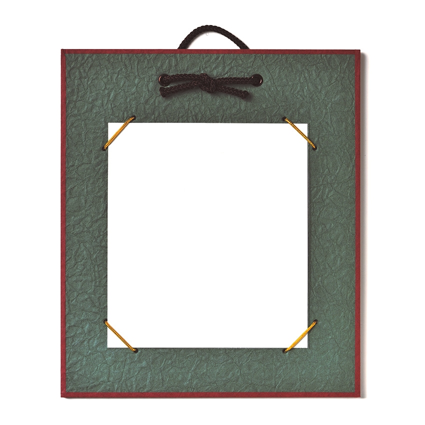 タカギ繊維 豆色紙掛け 緑 MS-1400 縦21×横18cm 壁掛け 色紙