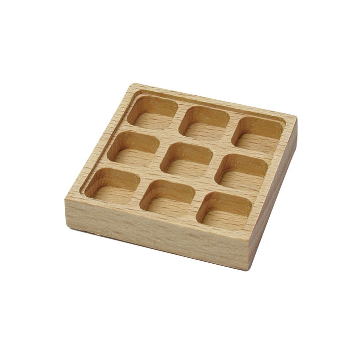 【お買い得品】エルベール ミニチュアパーツ 9マスケース MIT-788