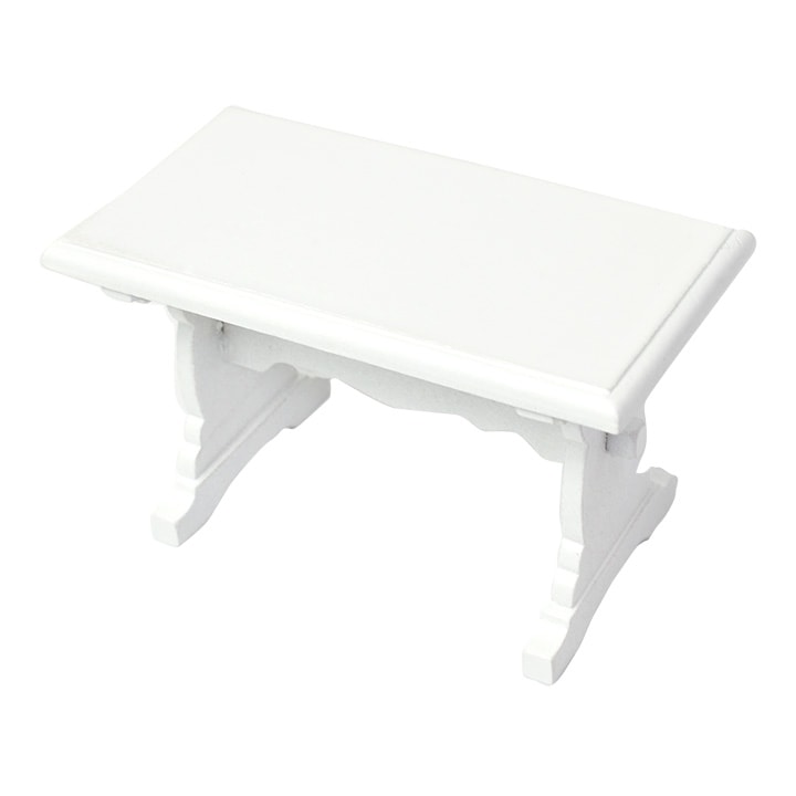 【お買い得品】エルベール ミニチュアパーツ テーブル MIT-851 ホワイト