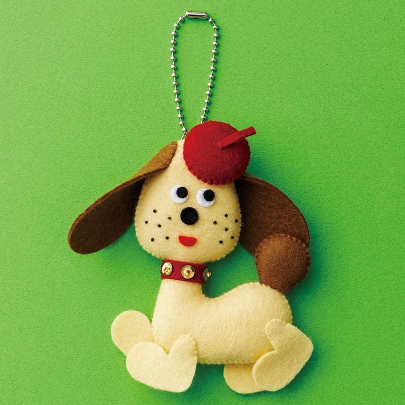 昭和レトロキット 復刻シリーズ メタメタマスコット FMM-3 イヌ / サンフェルト フェルトキット