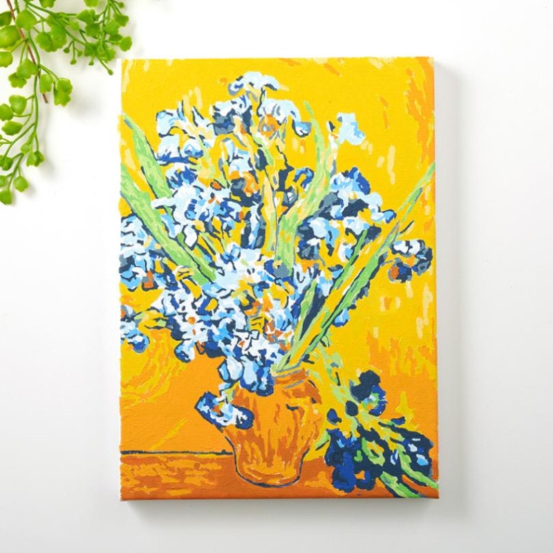 ぬりえ「私のアート時間」 アヤメ B5