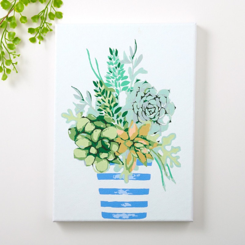 ぬりえ「私のアート時間」 グリーンポット B5