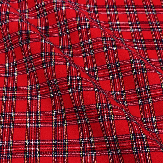 ベーシックチェック先染 017-05 5A R (50cm単位)