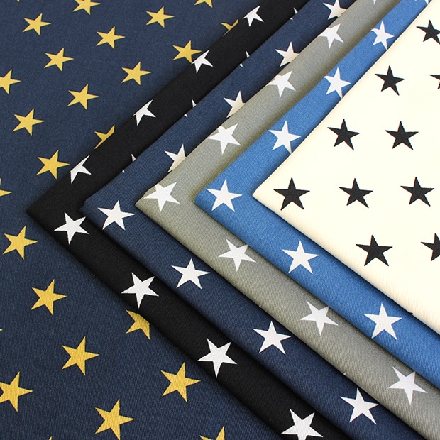 コットンこばやし スター ツイル (50cm単位)