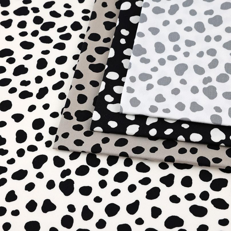 ダルメシアン柄 ツイル 50cm単位