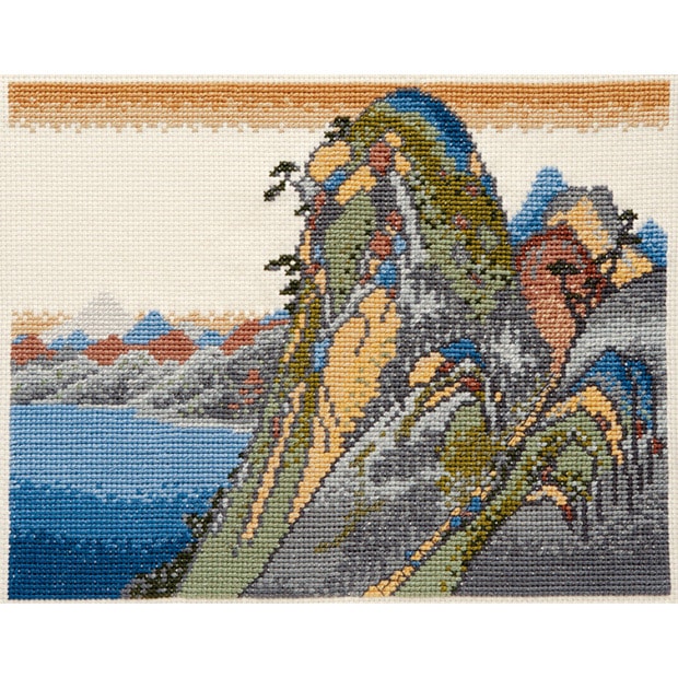 クロスステッチキット オリムパス 日本名所絵百選シリーズ 箱根(湖水図)