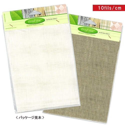 刺しゅう布　Brod star　リネン布　LIN 10 FILS 40×45cm