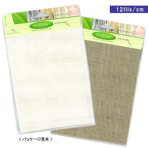 刺しゅう布　Brod star　リネン布　LIN 12 FILS 40×45cm