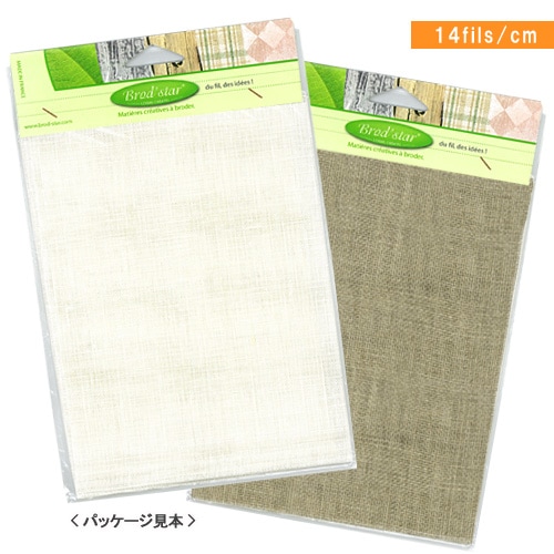 刺しゅう布　Brod star　リネン布　LIN 14 FILS 40×45cm