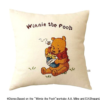 ディズニー クロスステッチキット オリムパス  クッション プーさん 