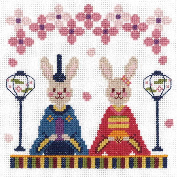 クロスステッチキット オリムパス うさぎ雛