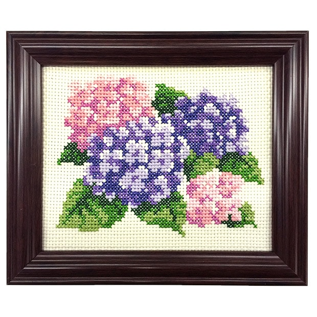 クロスステッチキット COSMO(ルシアン)　四季折々の花だより 6月　あじさい 