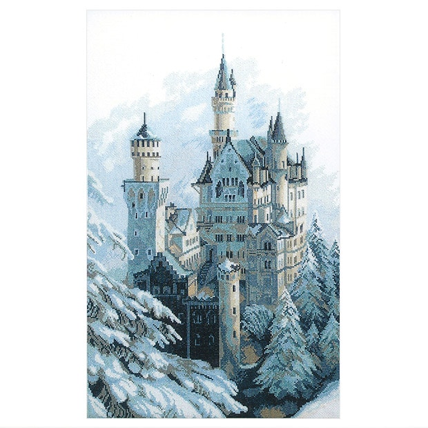輸入刺しゅうキットCharivna（チャリブナ） Winter castle (冬の城) クロスステッチキット