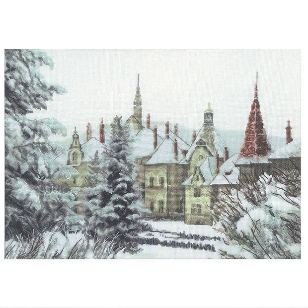 輸入刺しゅうキットCharivna（チャリブナ） Christmas in the Carpathian Mountains (カルパチア地方のクリスマス) クロスステッチキット