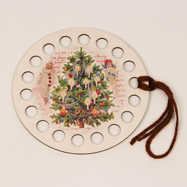 刺しゅう　用具・用品　収納用具　RTO オーガナイザー  クリスマスツリー 直径13cm/18穴