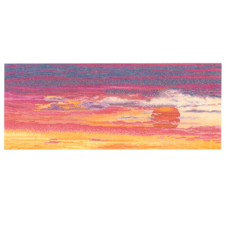 輸入刺しゅうキット Thea GOUVERNEUR(テア・グーヴェルヌール) Sky Study 410 Heaven White Aida クロスステッチキット