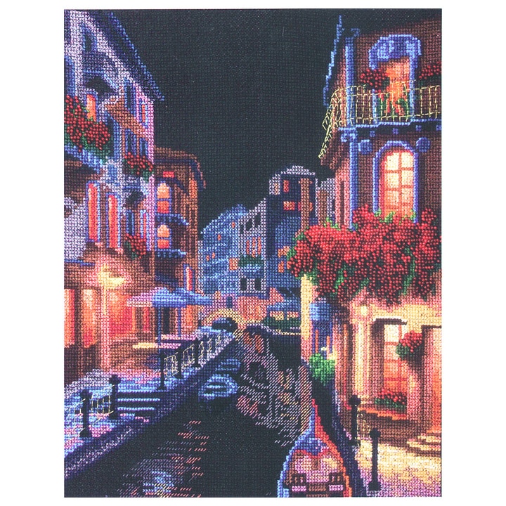 輸入刺しゅうキットCharivna（チャリブナ） Venetian Night(ヴェネツィアの夜) クロスステッチキット