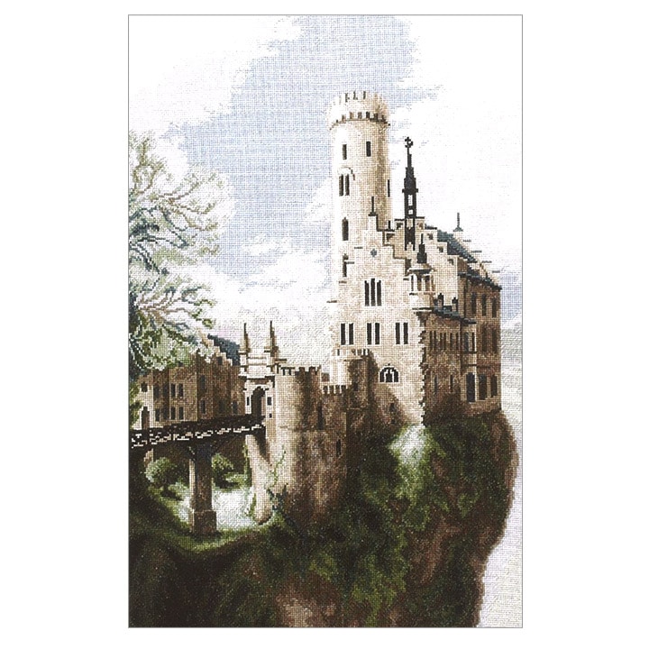 輸入刺しゅうキットCharivna（チャリブナ） Castle in spring (春の城) クロスステッチキット