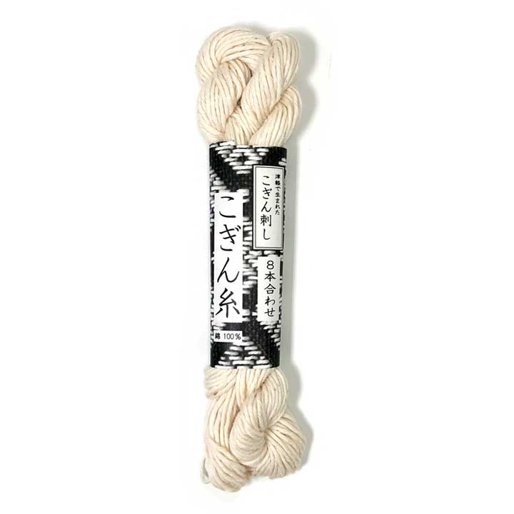 Piece こぎん 専用糸 8本合わせ 生成 みざらし PHC-060