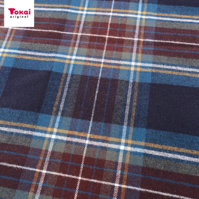 国産先染めチェック 50cm単位