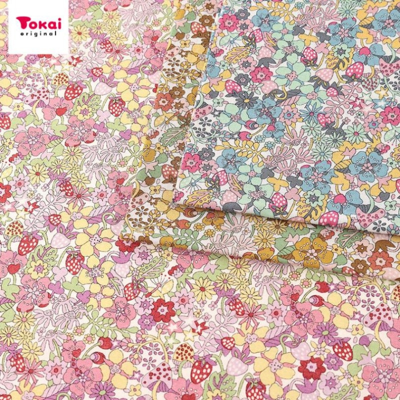 リバティ・ファブリックス Flowertops ラセンビィ・コットン 50cm単位 #トーカイリバティ