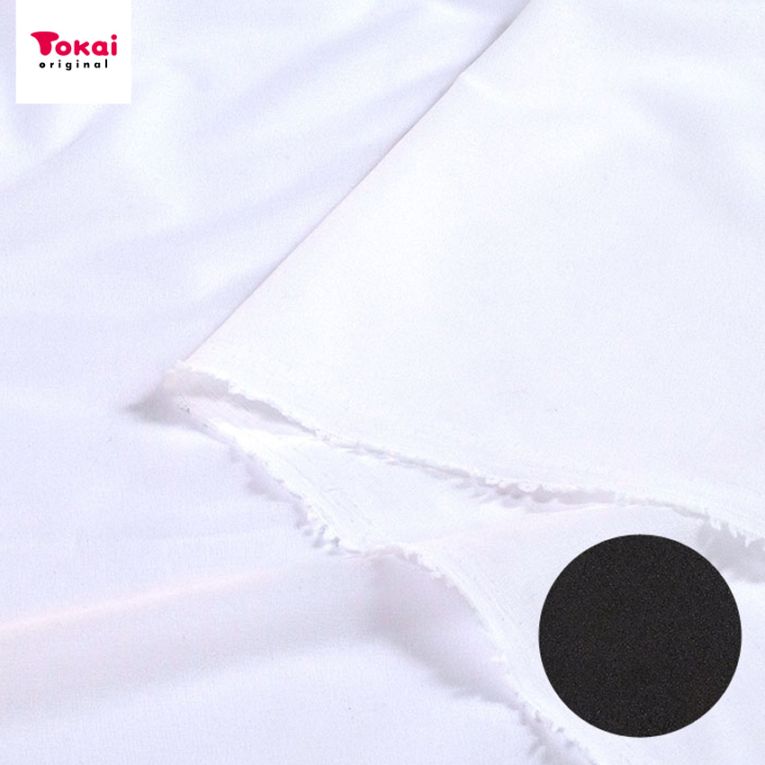 NW30Dニット用接着芯地 薄 約122cm巾 白/黒 50cm単位